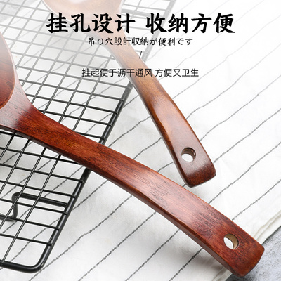汤勺木勺子大汤勺大号盛汤家用木头汤匙粥小长柄特大吃饭喝汤木质