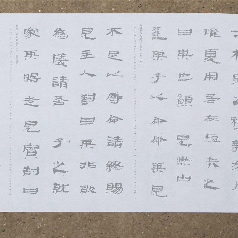 士相见武威汉简水写布毛笔书法练字描红摹写书法初学者万次练习