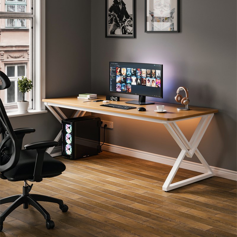 铁艺桌子腿岩板桌腿支架书桌支撑架餐桌脚底座茶几脚架子桌架定制