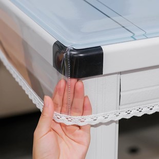 pvc胶垫透明烤火罩防水防油长方形电暖桌罩电炉罩套电暖桌皮套