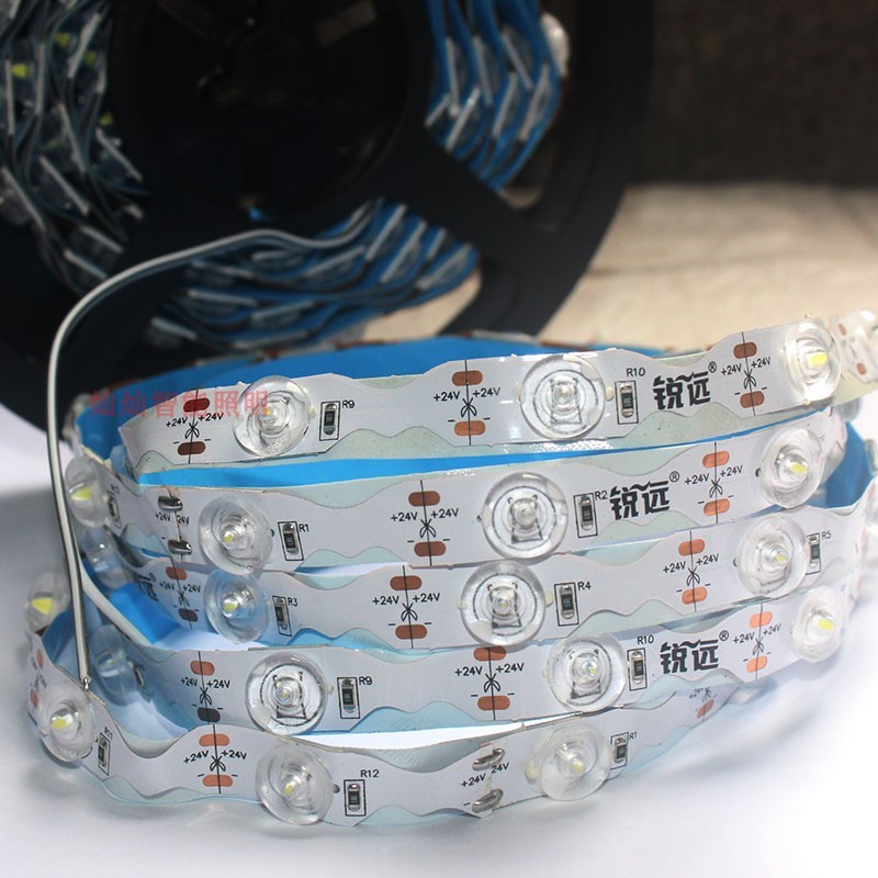 s型透镜超溥灯箱灯带12V24v透镜高亮漫反射软灯条 工程发光字灯带