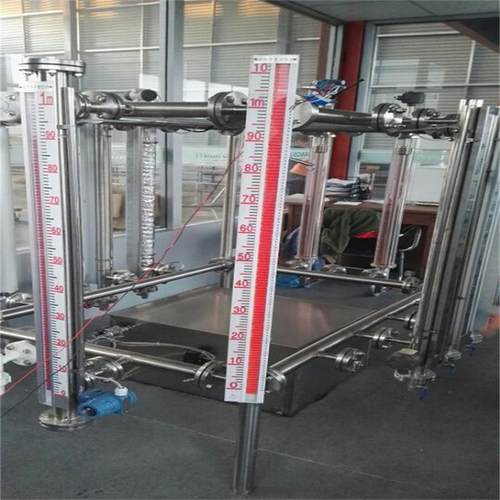 厂家销售UHZ顶装式磁翻板液位计 材质304 法兰DN80 带远传装置