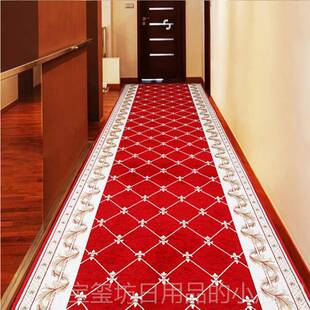 高档走廊地毯庭廊通道条防家滑酒尺店走全寸定制门进入地板垫