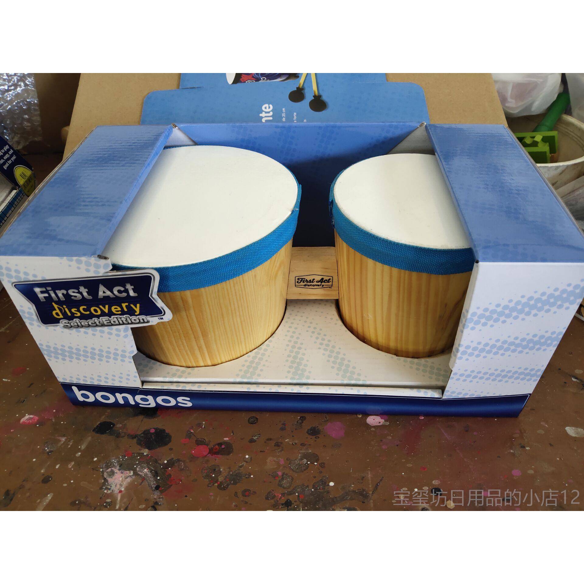 高档第部原单梆正品邦戈鼓格鼓大小双鼓打创击一乐器牛皮鼓表面