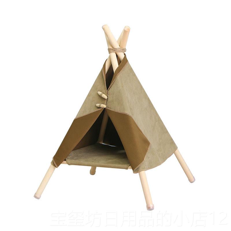 高档『封喵川铺闭子』猫窝安全感猫帐篷夏天四季通用可款拆洗猫床