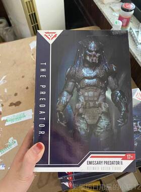 高档现办货NECA正铁版守护 阿尔法血战士大战异形A1透明头人偶 手