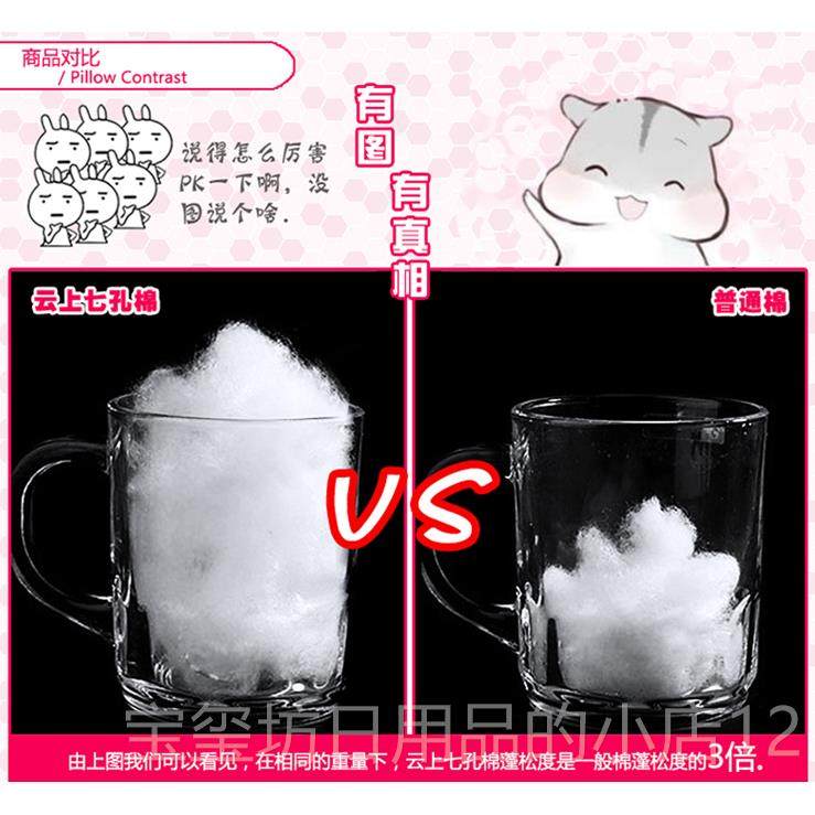 高档M 动孔漫等身抱枕芯云上七棉加重羽绒棉160X50PP棉1枕0X860cm