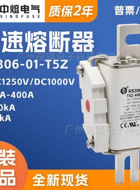 西安中熔RS306-01-T5Z高压直流熔断器1250V储能快速熔断器保险丝