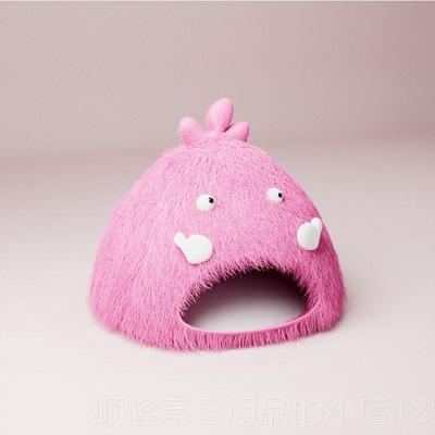 正品怪兽用床猫窝宠到冬天的Heattech，全封闭洗，可拆卸和可，四