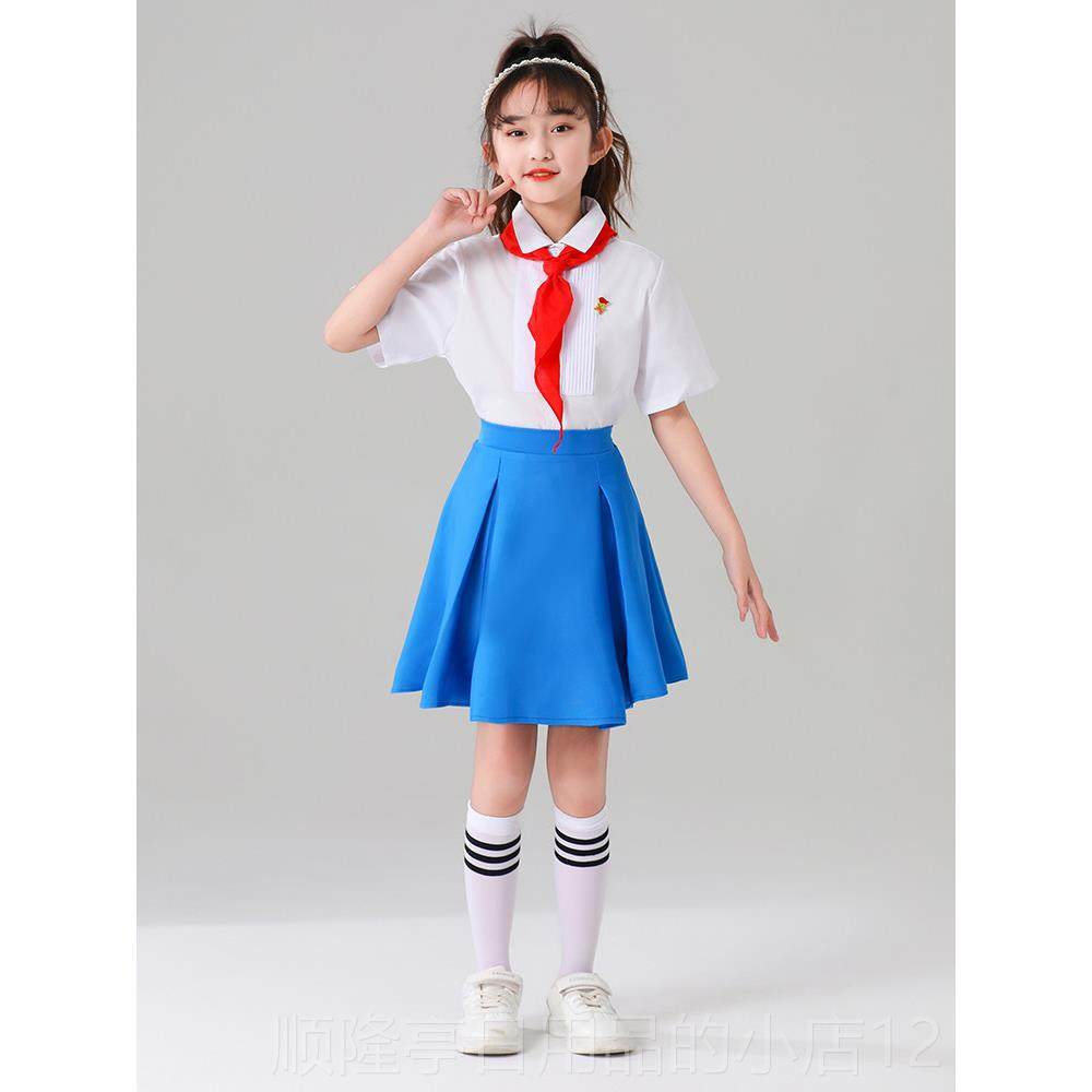 正品六合一儿中小学生大唱童演出服幼儿园爱国红巾诗歌朗诵比赛领,童装/婴儿装/亲子装,儿童演出服,淘宝优惠券,粉丝福利购,淘宝优惠卷