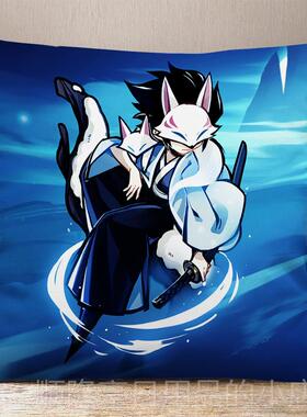 正品椒忍者小须死3周边琳黑苍牙小动漫手游双面高必清定制抱枕忍3