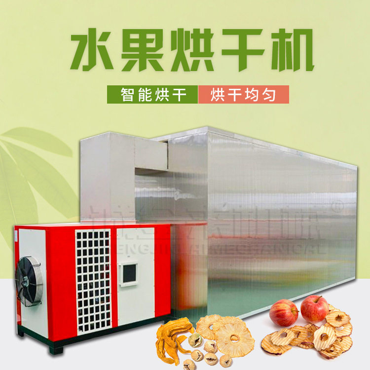 连续式苹果脱水干燥机 水果干热风循环烘箱 柠檬片葡萄干烘干机