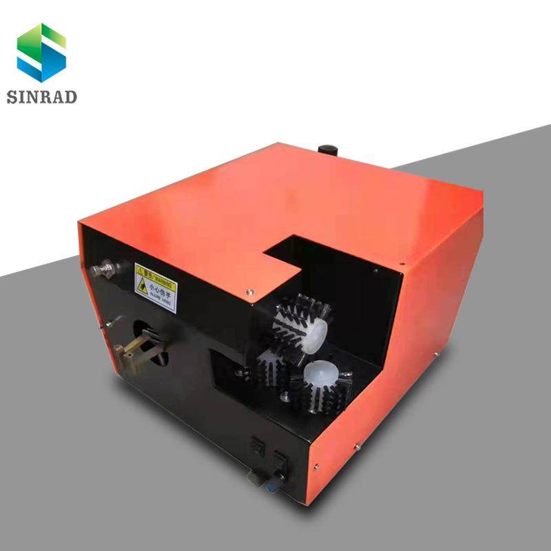 后退式半自动扭线机屏蔽线编织线缠绕线夹臂式刷线扭线机厂家直销