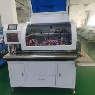 1185线圆线扁线二芯刷编织扭屏蔽穿热缩管烘管自动焊锡机