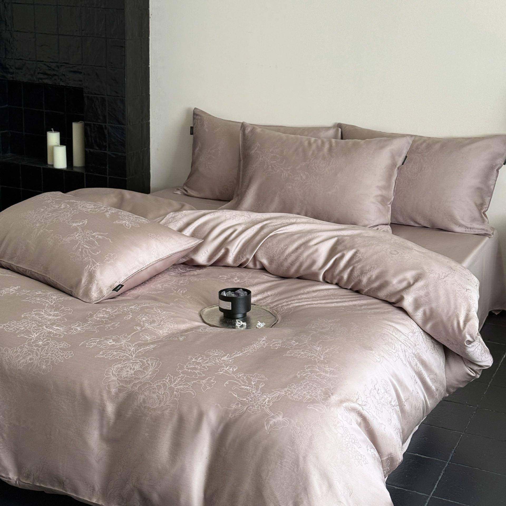 2025新款60S兰精天丝精美提花夏天冰丝裸睡四件套床单被罩床笠款,鲜花速递/花卉仿真/绿植园艺,割草机/草坪机,淘宝优惠券,粉丝福利购,淘宝优惠卷