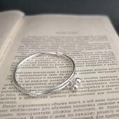 高档秋叶夏花纯手镯银女99足银实心推拉简约铃细铛镯子定制刻字9