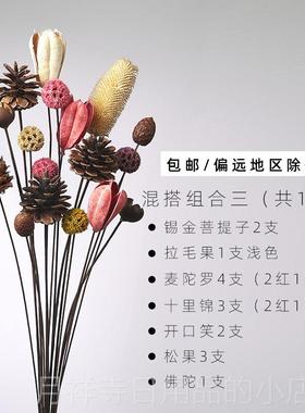 高档客厅落地天然玉枝兰干 干燥树干 干燥兰花花束干支 干树枝树