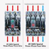 高档民塑壳断路器4P空气开关人100A胶空气开关3P开关380V三2相四