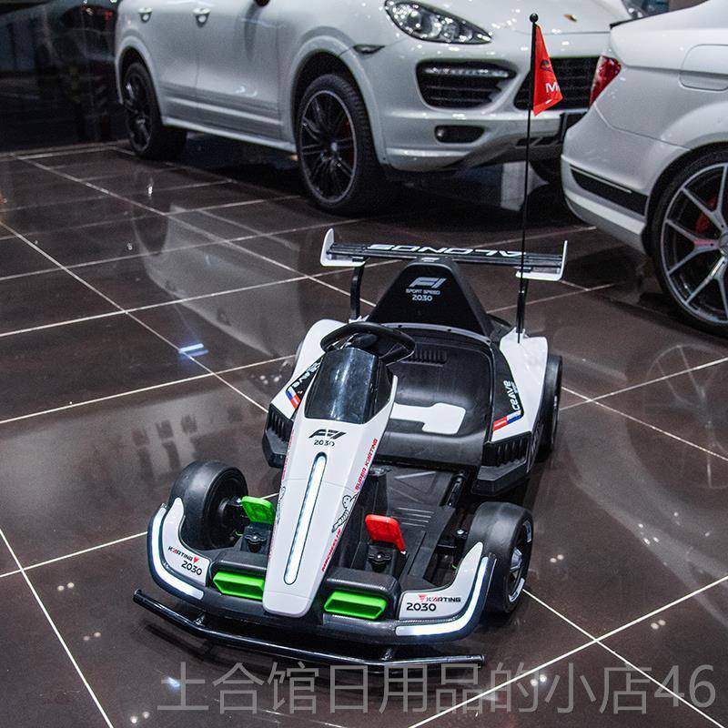 高档儿童电动大丁车1汽卡车3-9岁漂四轮超带遥控移可坐人孩子玩具