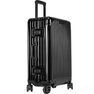 正品 制log定o全铝镁合金红色女李箱行24寸男旅u行箱sp拉杆箱20登