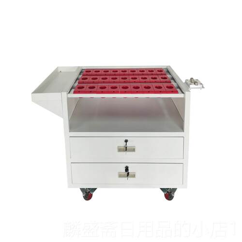 正品色加工中心数控色双抽刀具车BT白30HSK刀柄蓝具工车架带锁刀