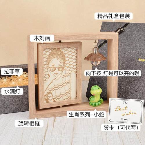 正品日礼友物女生照片定制送女友闺蜜diy仪式朋感2025年生有纪念