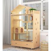 正品 可定制实墅猫笼子舍猫别豪华猫柜猫宿窝猫爬架家用猫木屋