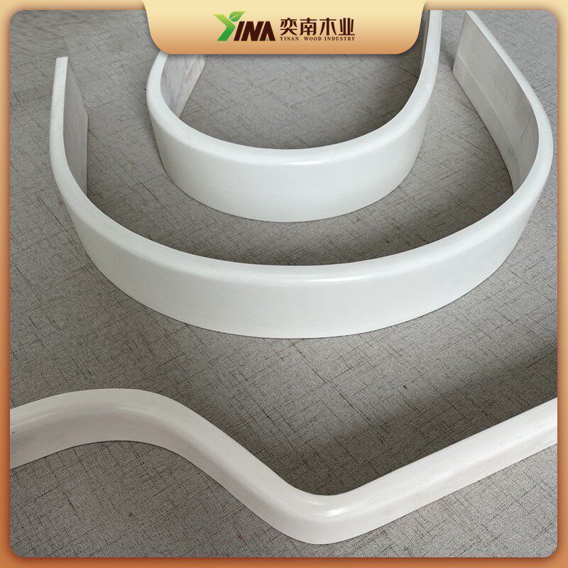 奕南 定制圆弧弧形转角踢脚线异形烤漆纯白色U型墙角线
