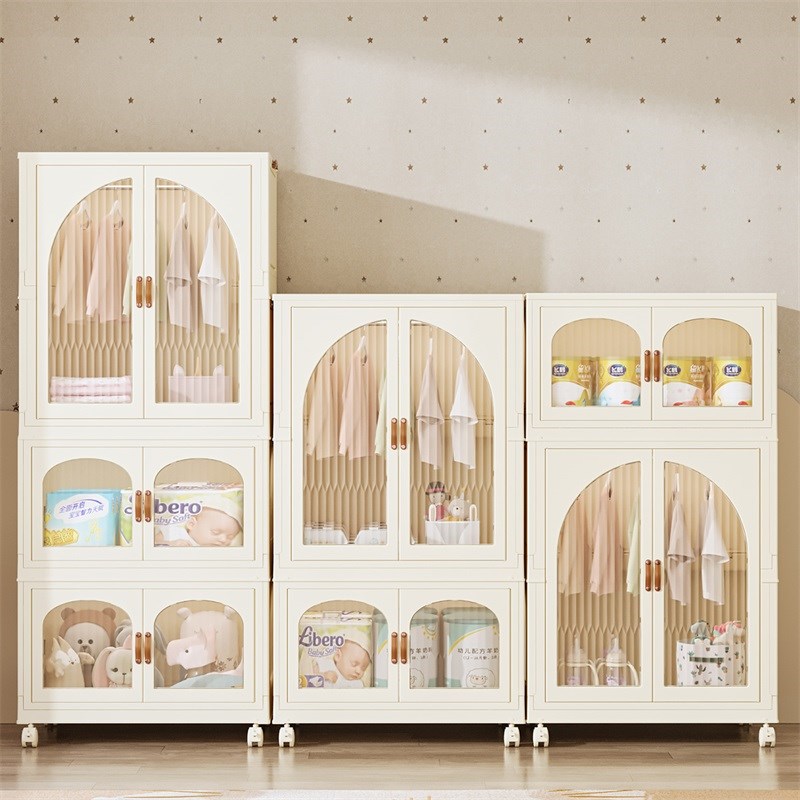 折叠衣柜家用卧室儿童简易柜子卧室成品小型衣橱组装小房间免安装