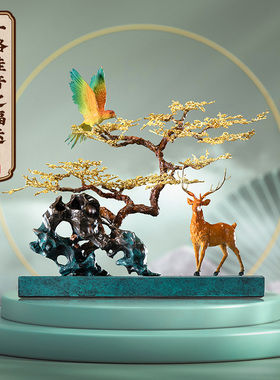 朱炳仁铜  一路佳音之福运艺术收藏品精品熔铜摆件办公室工艺品