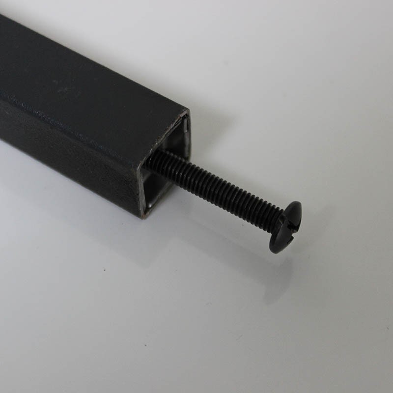 方管连接件配件五金货架置物花架铁艺方通固定20,内丝堵头