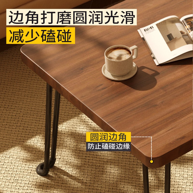 可折叠桌子现代简易长方形茶几小户型家用客厅便携式餐桌新型桌子