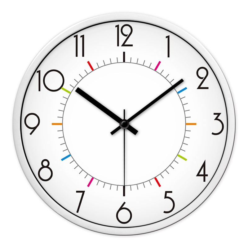 摩门挂钟家用卧室静音现代时尚简约时钟表圆形大挂表石英钟壁挂式