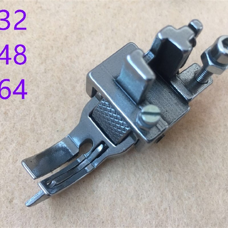 电脑平车厚料滚轮压脚带止口定位轮子压脚窗帘棉衣拖轮可调节压脚