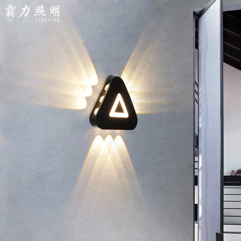 户外led壁灯过道楼梯门头外墙灯庭院门前灯别墅阳台防水壁灯