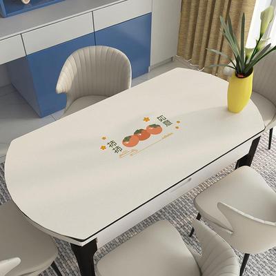 椭圆形pvc餐桌垫防水防油免洗茶几桌布pvc桌布弧形小清新防水桌垫