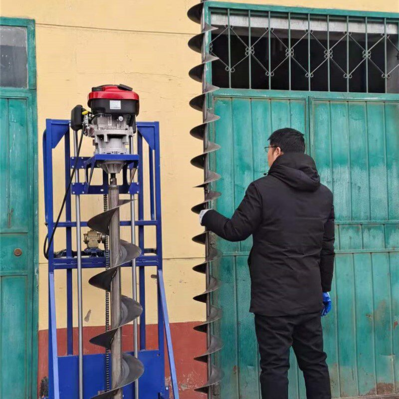 带支架手推管掏土机上下升降桩芯掏泥机清理管桩内孔泥巴取芯钻洞