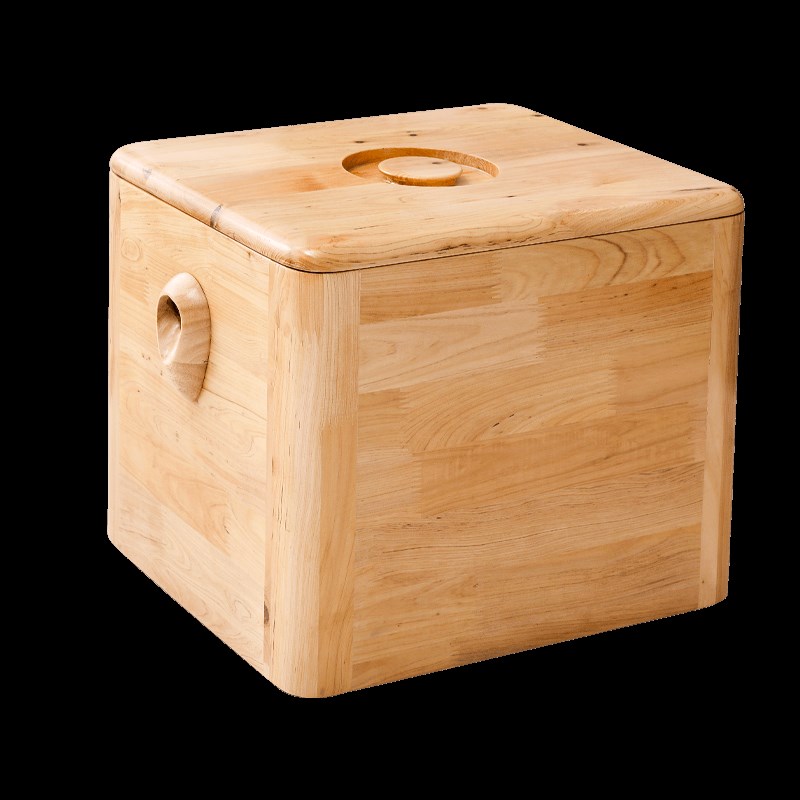 康熙实木米桶防虫防潮密封米缸储米面箱家用香柏木装米桶20斤10斤