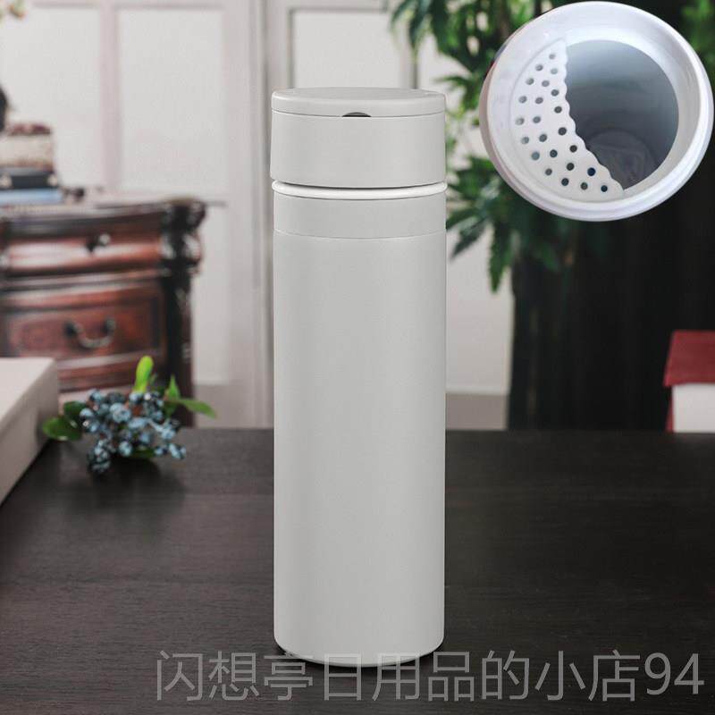 正品保温杯全陶瓷胆双层骨瓷内容量一月牙泡茶可携式大中药刻字杯