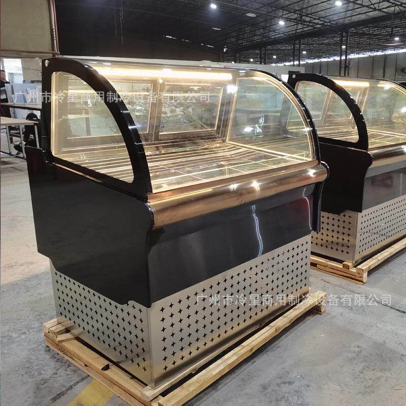 网红厚切酸奶冰淋淇直角展柜冰棍雪冰糕糖葫芦240急速冷冻低温示