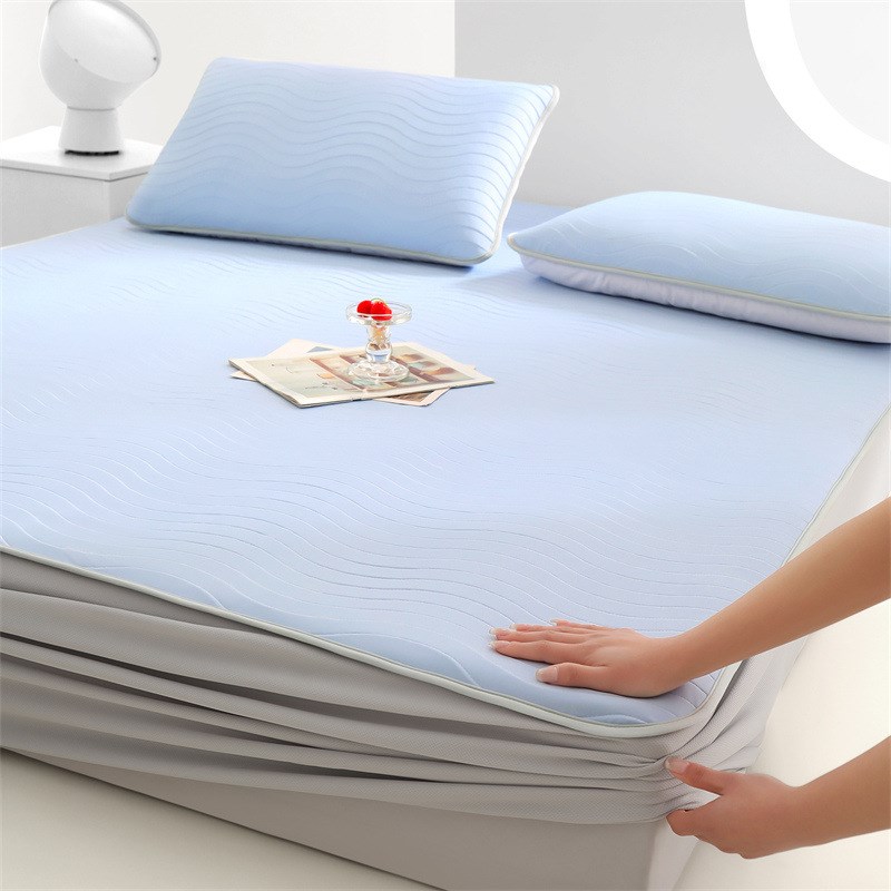 A类锦纶凉席三件套聚酰胺冰丝席可机洗水洗空调软席可折叠2m席子x