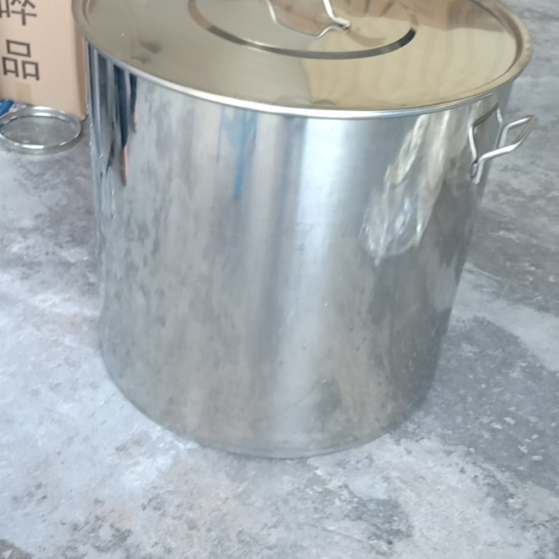 不锈钢桶水桶带盖0大桶加厚30圆桶1米汤桶90商用汤锅