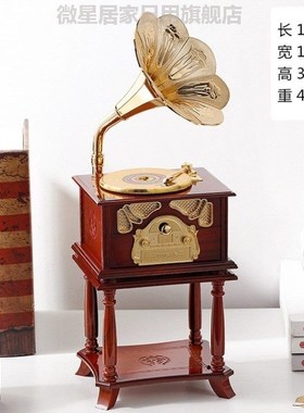 钢琴留声机打字机缝纫机音乐盒创意模型摆件怀旧道具家居装饰礼品