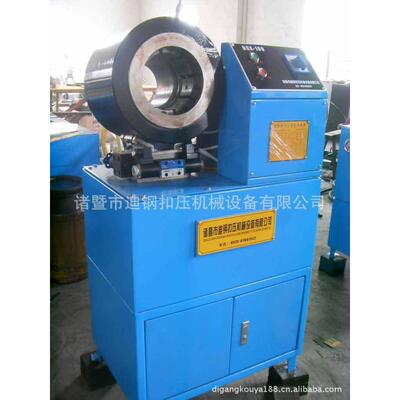 DGX-120型全自动高压扣管机液压大棚管压管机水暖管锁管机