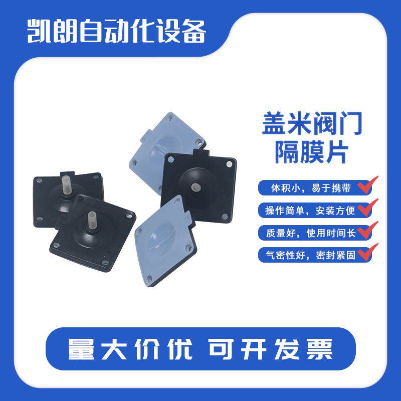 PTFE+EPDM盖米阀门隔膜60025M5E食品级双垫片DN15-25 盖米膜片