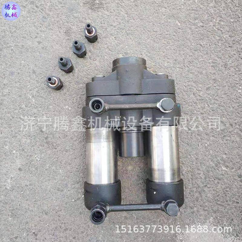 双缸锚索张拉顶 大吨位锚索张拉机具 手动双缸预应力张拉千斤顶