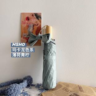 1色两雨用简M单遮阳乙烯基伞 高档sho好看 D超级温柔韩国风格