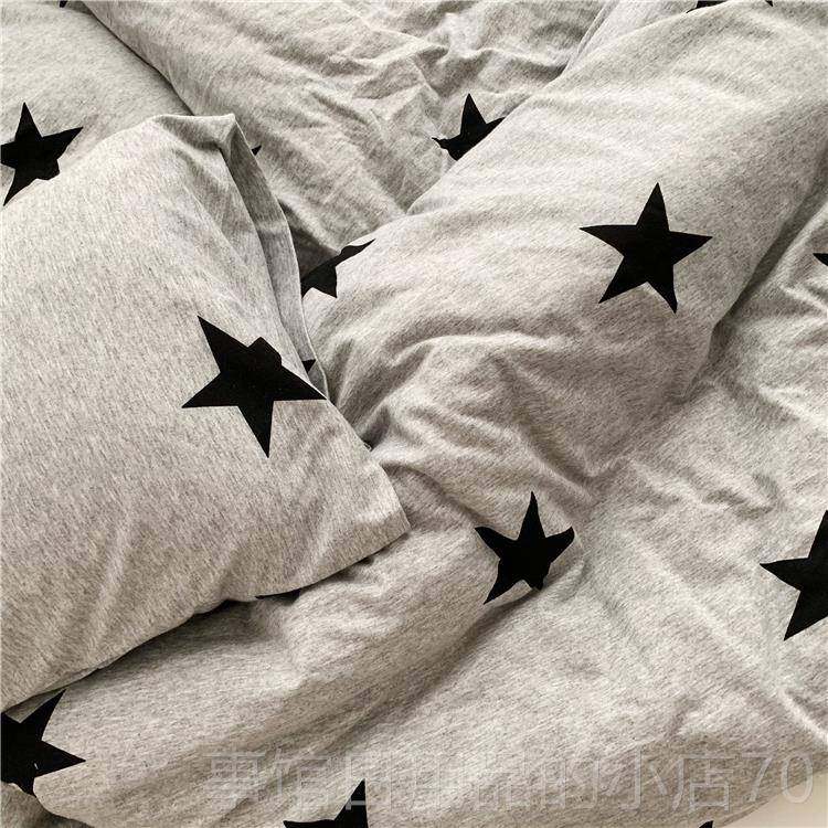 高档裸色超柔软婴儿棉级裸睡床上用品纯棉套针织棉天粉竺四件床单