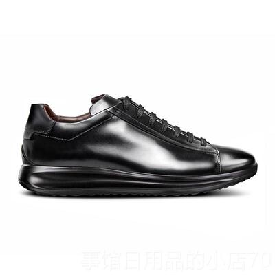 高档勒伦真皮休闲皮奥鞋男款2025新皮款春秋牛软底头层牛皮纯商务