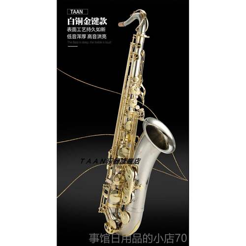 高档萨克斯Taan中音萨克斯管B平次管中音萨克斯成人管初级次考试